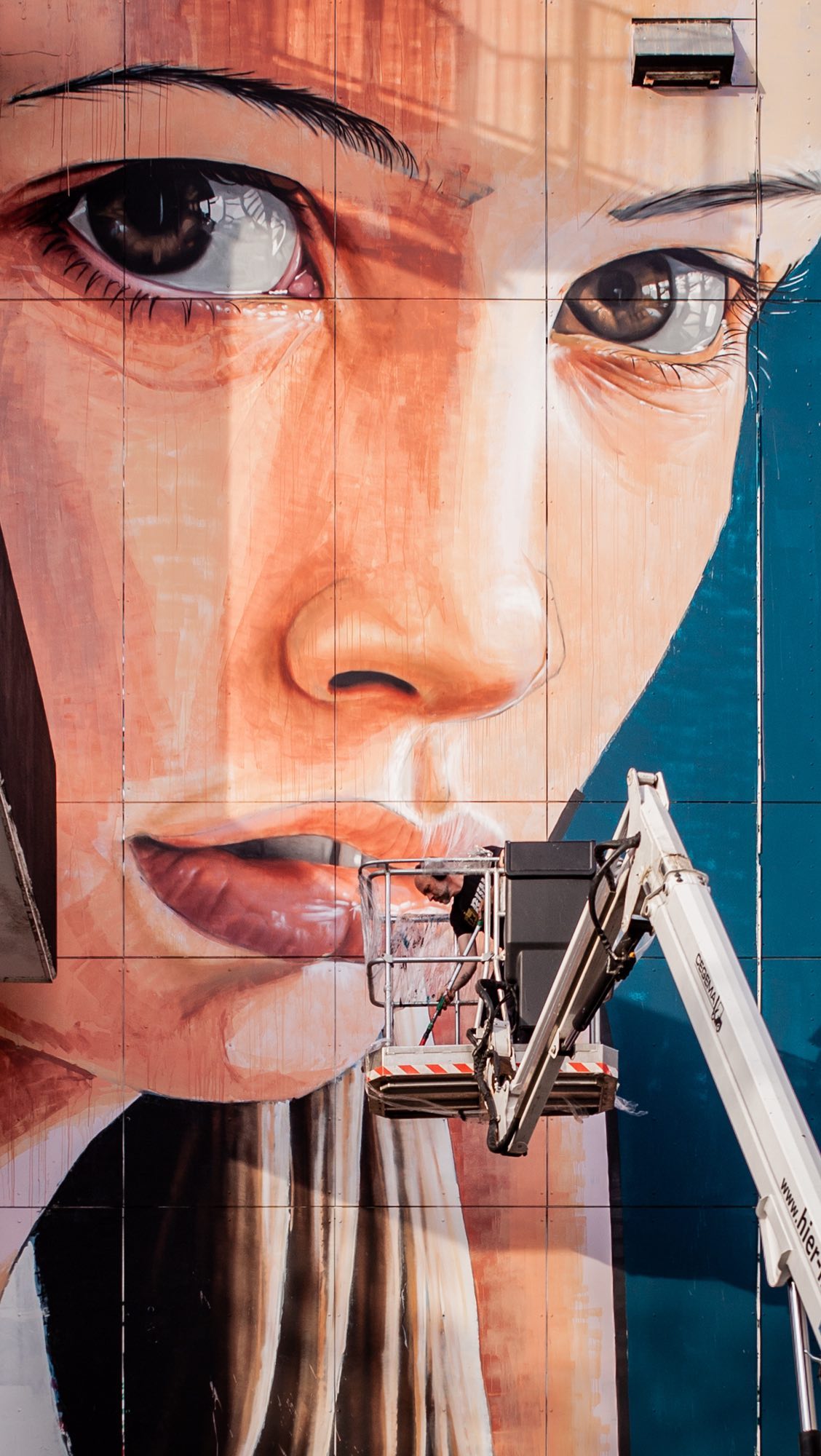 Being in full preparations of upcoming projects, I'm happy to finally share this making of clip with you. I finished the mural version of 'When David Turned Into Goliath' a month ago at the spy tower on Teufelsberg, Berlin. It was the first wall of that size completely painted on every inch, also including the staircase. Enjoy watching. 

#makingof #makingofclip #makingofvideo #urbancontemporaryart #urbanart #muralism #newmural #muralart #muralist #photorealism #photorealistic #photorealisticartwork #photorealisticart #urbanbeautyfication #streetart #davidandgoliath #female #femalepower #heroines #sheroes #womeninart #powertothewomen #largerthanlife #portraits #childrenportraits #childportrait #acrylicpaint #spraypaint #spraycanart #akutdetail

❤️@schusa